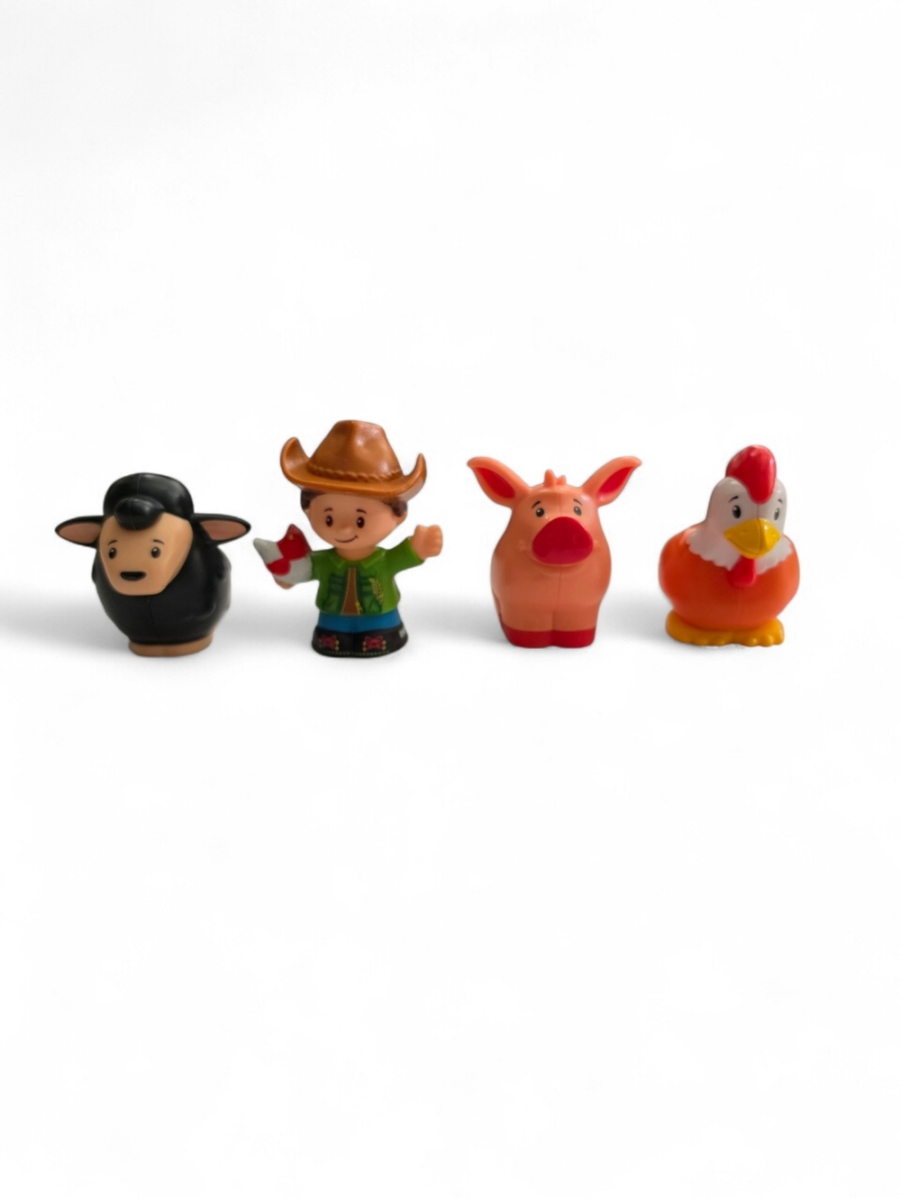 Fisher Price Little People Farm Animals & Farmer Bundle Pig Sheep Chicken Toys - Picture 3 of 10